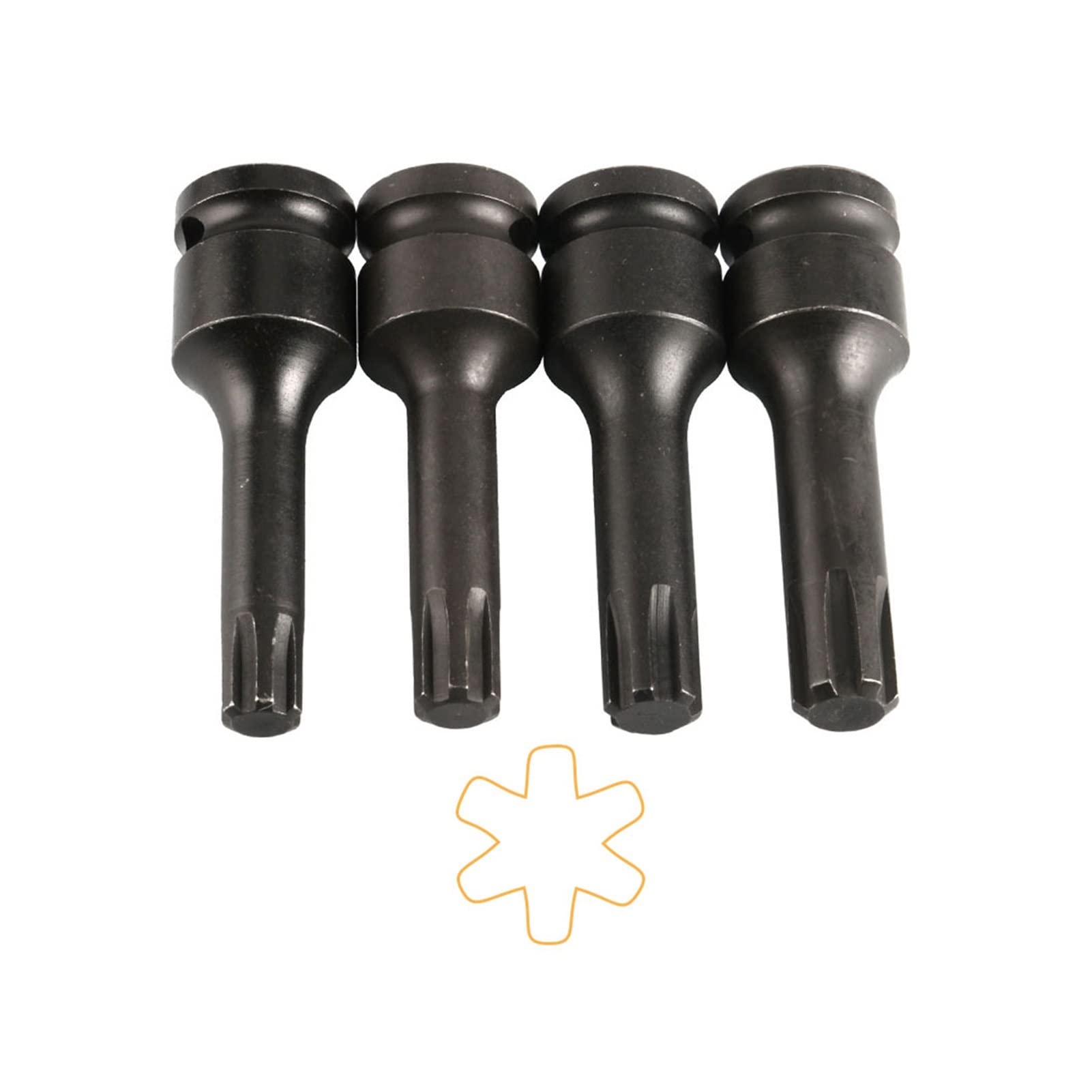 Amazon.com: GOUMUSQ 4Pcs 1/2 Square Drive RT11-RT14 Black Socket